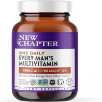 New Chapter One Daily Man’s Multivitamin – Energy, Immune & Heart Health Support