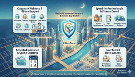 Pharmacy in Business Bay — Fast, Professional, and Minutes from Your Office or Home
